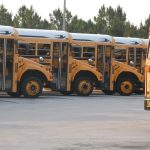 Crashes involving school buses are rare in Flagler. (© FlaglerLive)