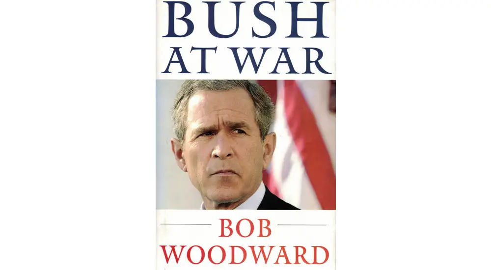 Simon & Schuster published Bob Woodward's Bush at War in November 2002.