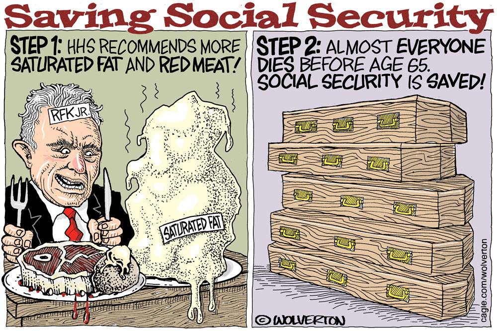 Eat Cholesterol, Die Early, Save Social Security by Monte Wolverton, Battle Ground, Washington.