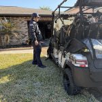 The remains of the golf cart. (FBFD)