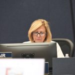County Commissioner Kim Carney requested, and got, two colleagues' support to limit the clerk of court's budget to a 5 percent increase. (© FlaglerLive)