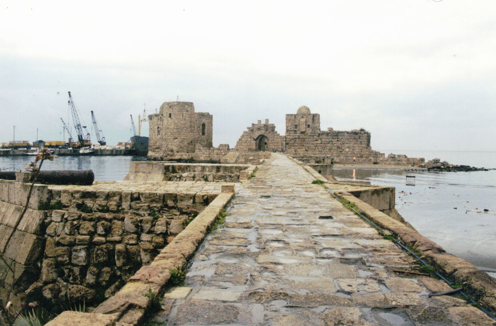 The Castle of the Sea in Saida, in south Lebanon, one of the last remnants of 200 years of Crusader follies in the Levant. (© Pierre Tristam/FlaglerLive)