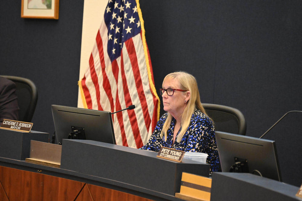 Bunnell Mayor Catherine Robinson has learned the powers of parliamentarian maneuvers in her three decades on the City Commission. (© FlaglerLive)