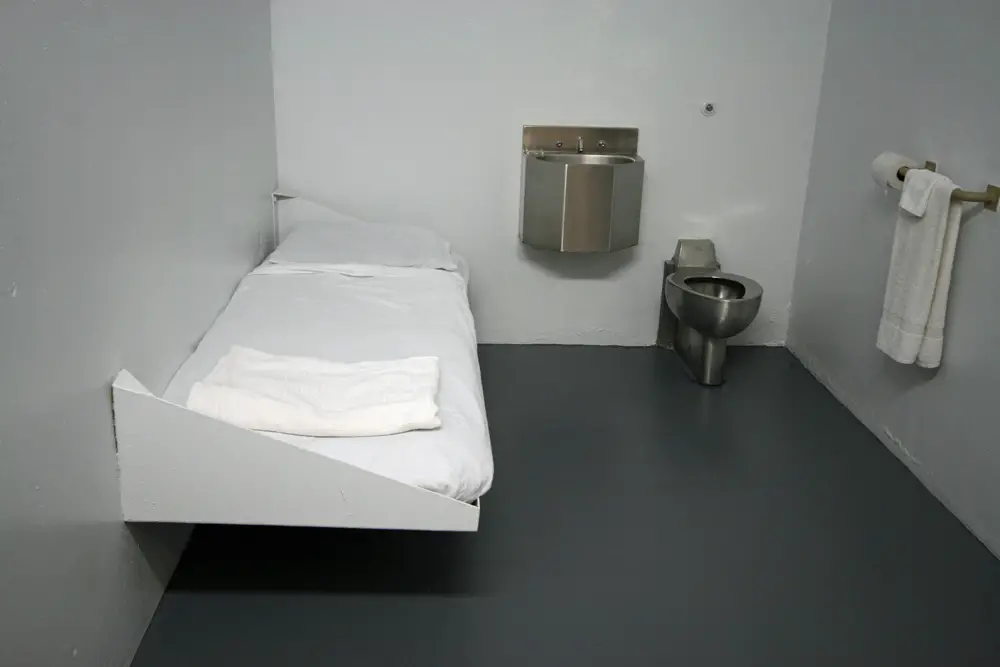 Death Row Cell #5 at Florida's state prison in Starke. (DOC)