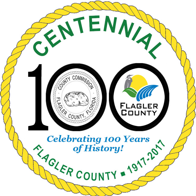 flagler county centennial celebration logo
