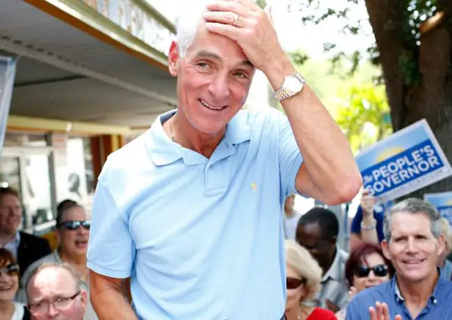 Charlie Crist makes his pitches. (Facebook)