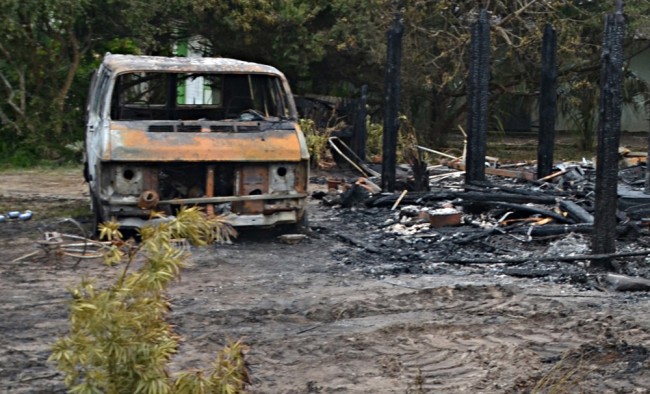 flagler beach fire