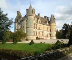 The Château des Ravalet also known as the Castle of Tourlaville, is a 16th-century Renaissance-style manor built from blue schist, located in Tourlaville, part of Cherbourg-en-Cotentin, France.
