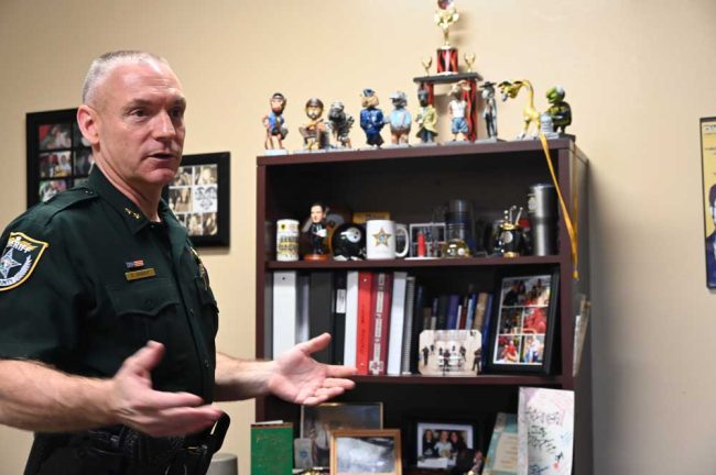 Flagler County Sheriff's Chief Daniel Engert. (© FlaglerLive)