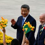 Chinese President Xi Jinping and Brazilian President Luiz Inácio Lula da Silva meet in Beijing in May 2025.