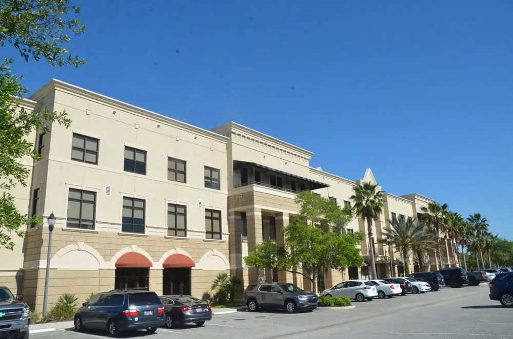 City Centre, the Chiumento law firm's building in Town Center, will be home to UNF's  classes and administration in Palm Coast. (© FlaglerLive)