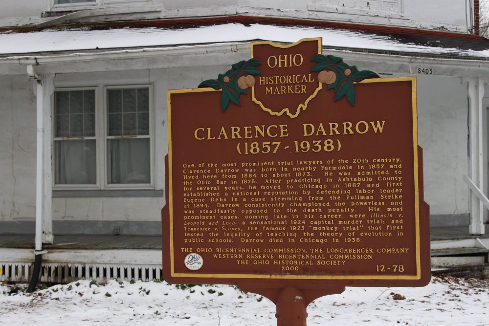 Clarence Darrow's house in Kinsman, Ohio. (Joseph/Flickr)