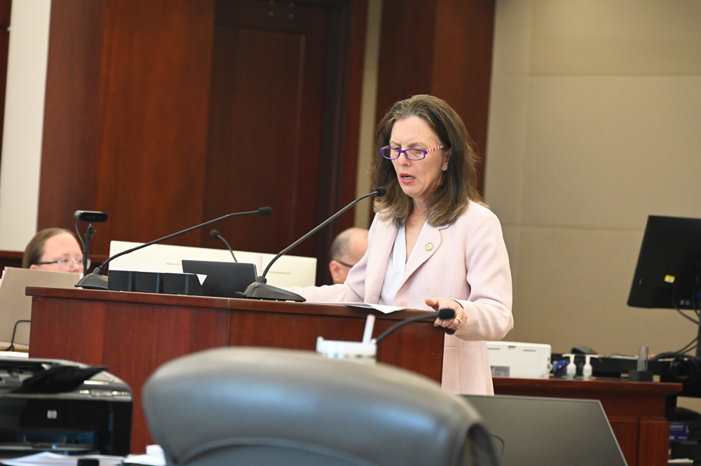 Assistant State Attorney Melissa Clark. (© FlaglerLive)