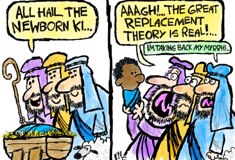 From Clay Jones: great replacement theory