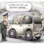 Climate Warning by Adam Zyglis, The Buffalo News.