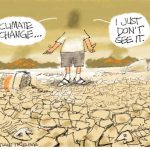 Climate change by Pat Bagley, The Salt Lake Tribune.