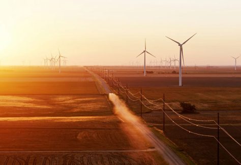 Wind power near Dodge City, Kan. Halbergman/iStock/Getty Images Plus