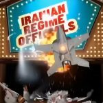 A still from one of the White House videos and memes conflating gaming videos, cartoons, fictional violence and war footage from the attack on Iran.