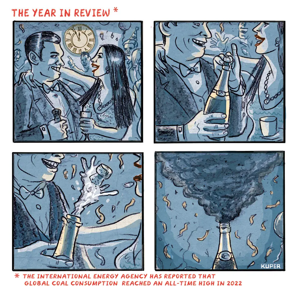 The Year in Review by Peter Kuper, Charlie Hebdo, France