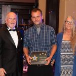 Sheriff Rick Staly, left, recognized Cody Clark, center, as the Citizen of the Year at the annual Sheriff's Gala. (FCSO)