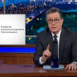 CBS says it warned Stephen Colbert that an interview with a politician could trigger an FCC rule requiring broadcasters to give political candidates equal access to the airwaves. The Late Show With Stephen Colbert/YouTube