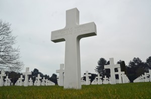 Walking between the gravestones at the American cemetery at Colleville-Sur-Mer evoked memories of Antietam. Click on the image for larger view. (© FlaglerLive)