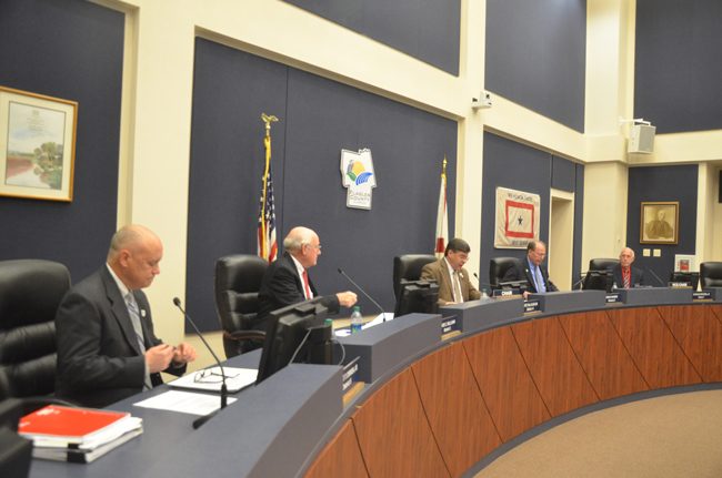 It was not Flagler County commissioners' finest hour. (c FlaglerLive)