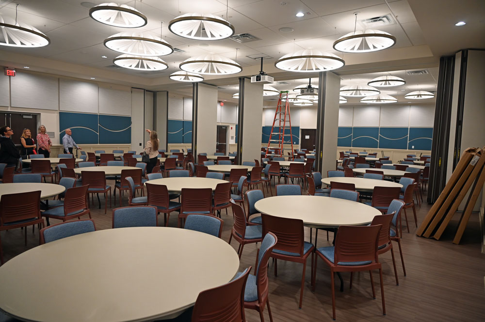 The huge Community Room and events venue. (© FlaglerLive)