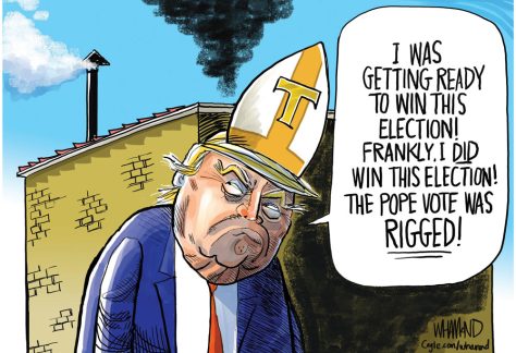 New Pope chosen by Dave Whamond, Canada, PoliticalCartoons.com