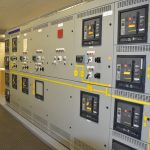 A control panel at one of Palm Coast's water plants. (© FlaglerLive)