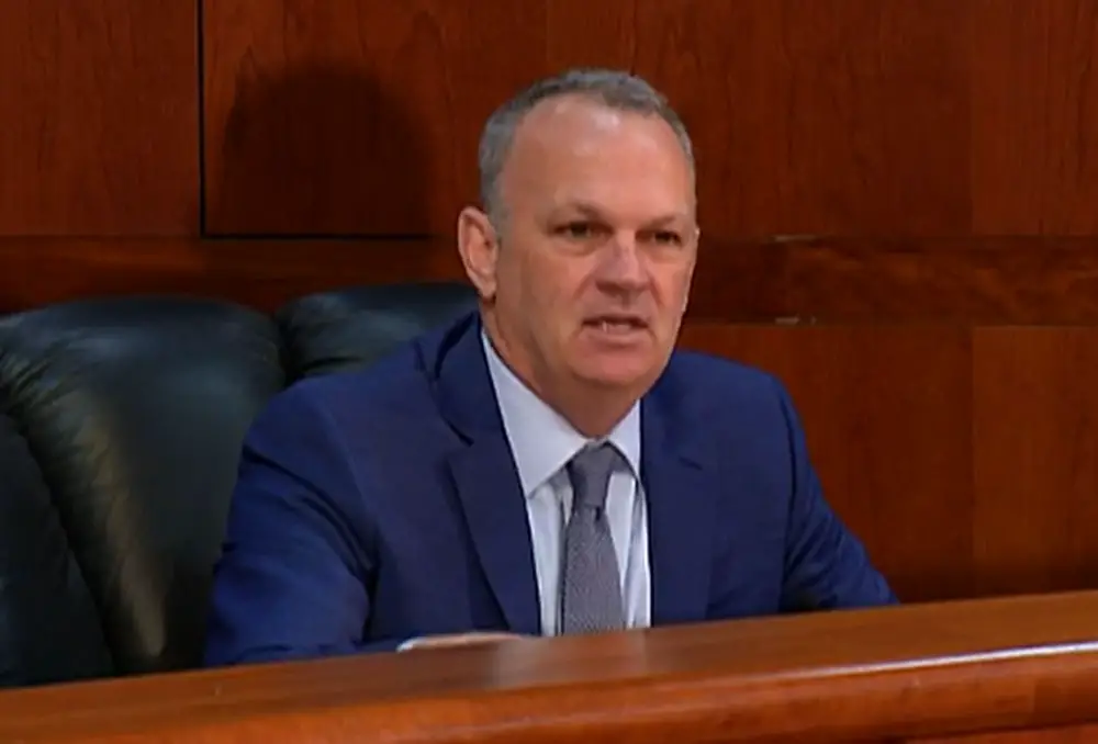 Florida Education Commissioner Richard Corcoran in May. (Florida Channel.)