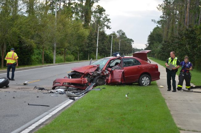 corolla crash