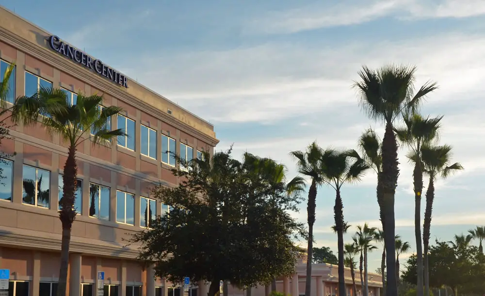 The investigation into a possible case of coronavirus took place earlier this morning at AdventHealth Palm Coast. (© FlaglerLive)