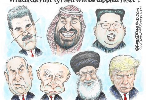Toppling corrupt tyrants by Dave Granlund, PoliticalCartoons.com