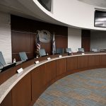 The Palm Coast City Council in a quieter phase. (© FlaglerLive)