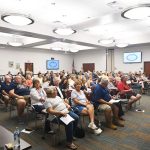 From time to time--but not often--Palm Coast City Council meetings overflow with members of the public looking to speak their piece. The council will accommodate them even more than they've been accommodated so far. (© FlaglerLive)