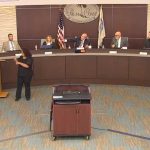 It was back to that at the City Council Tuesday evening: "How dare you, how dare you!" Ed Danko screamed at Eddie Branquinho as Mayor David Alfin attempted unsuccessfully to keep the peace. (© FlaglerLive via Palm Coast video)