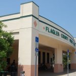 The Palm Coast branch of the Flagler County Public Library's event space is booked solid a year in advance. (© FlaglerLive)