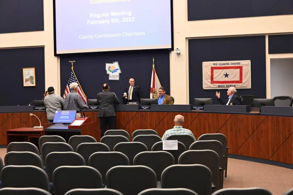 Turnover has not been an issue on the Flagler County Commission. (© FlaglerLive)
