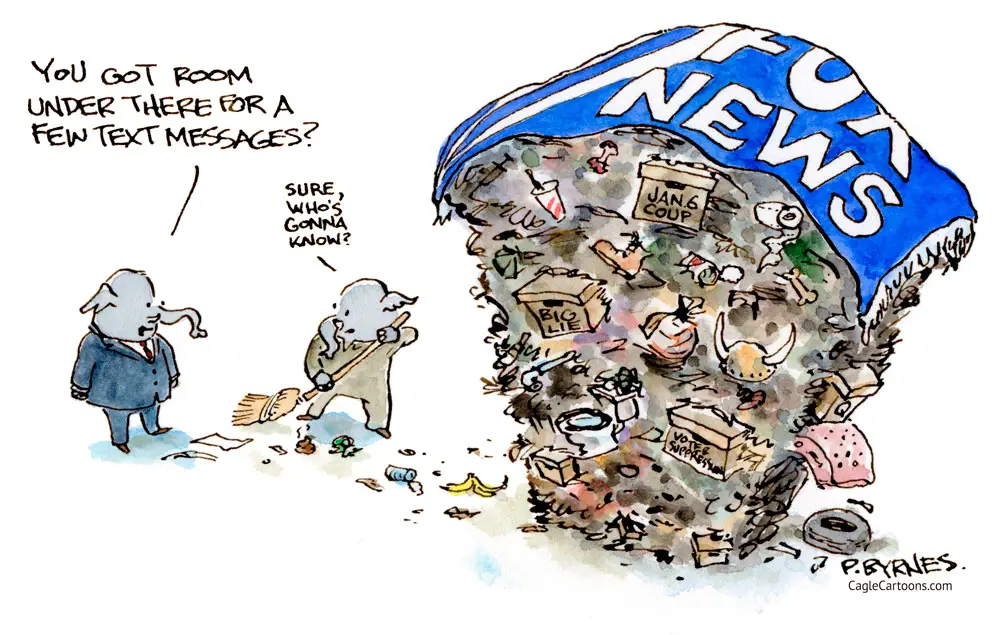 Under the Rug by Pat Byrnes, PoliticalCartoons.com