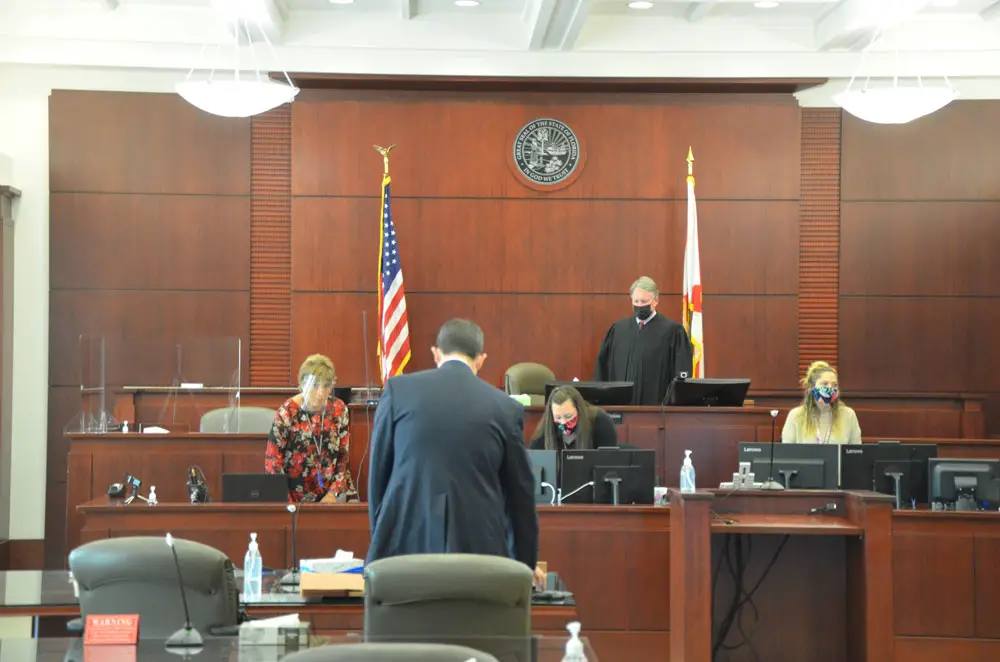 Precautions aren't enough: Flagler County's judicial personnel will not be holding in-person trials until at least the latter end of January due to Covid-19. (© FlaglerLive)