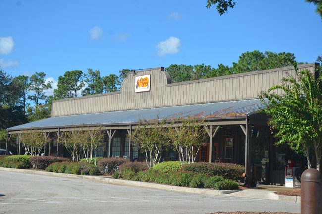 Palm Coast's Cracker Barrel was back in business this morning. (© FlaglerLive)