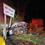 The crash involved a box truck and an SUV just north of the Palm Coast Parkway interchange, on I-95. (PCFD)