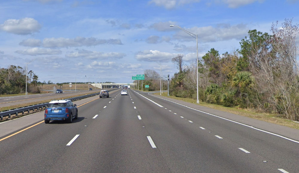 The incident took place around 3 a.m. on I-95's northbound lanes, just south of the Palm Coast Parkway interchange.