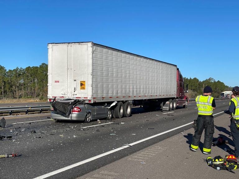 A Driver Is Killed On I 95 As Car Goes Under Semi Near Matanzas Woods Parkway Flaglerlive 4179