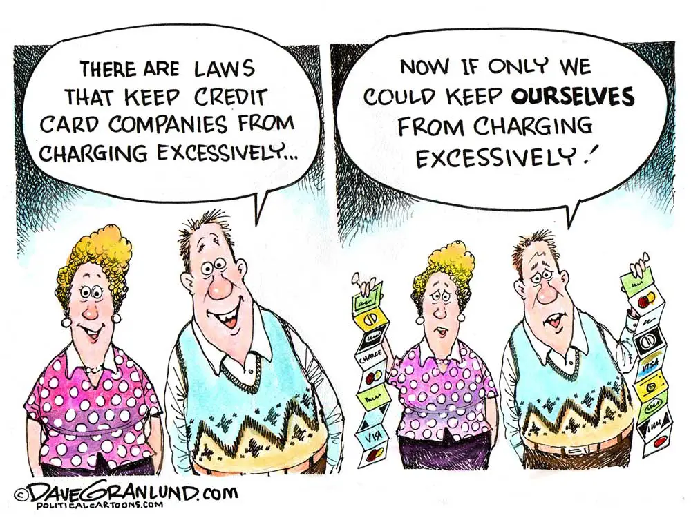 Credit card debt by Dave Granlund, (PoliticalCartoons.com)