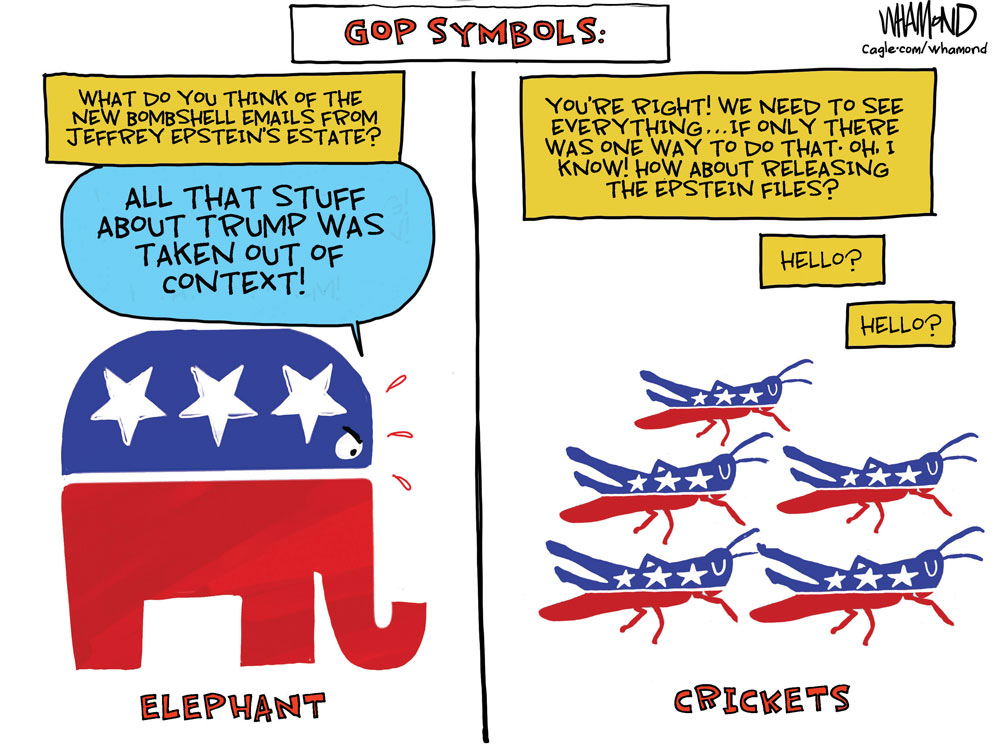 GOP symbols by Dave Whamond, Canada, PoliticalCartoons.com
