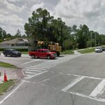 A Google image of the crosswalk at Belle Terre Parkway and White View Parkway.