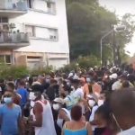 Cubans take to the streets of Havana in the largest anti-government protest in decades. 14ymedio via YouTube