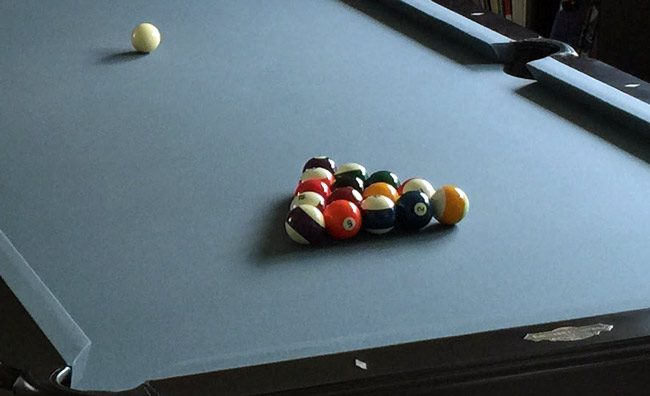 democratic club billiards room